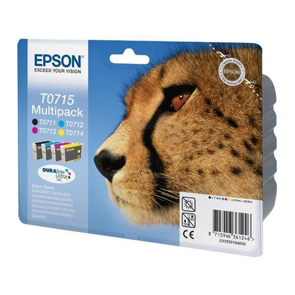 Epson Μελάνι Inkjet T0715 Multipack (C13T07154012) (EPST071540) - SCAX