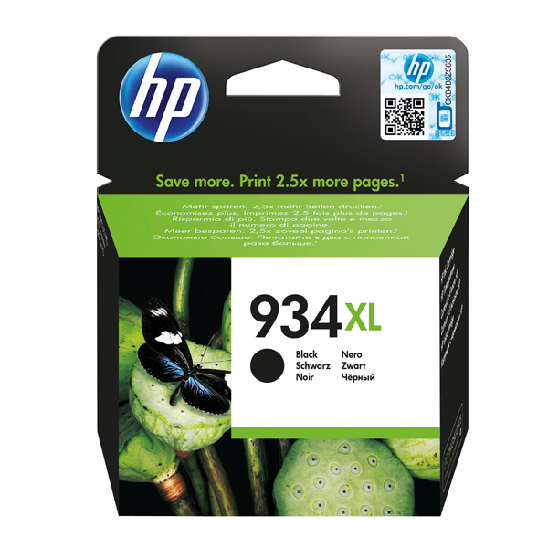 HP Μελάνι Inkjet No.934XL Black (C2P23AE) (HPC2P23AE) - SCAX