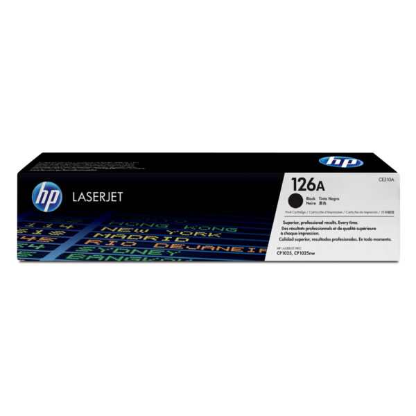 HP 126A LaserJet CP1025 Black Toner (CE310A) (HPCE310A) - SCAX