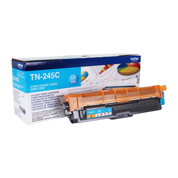 Toner Brother TN-245C Cyan (TN-245C) (BRO-TN-245C) - SCAX