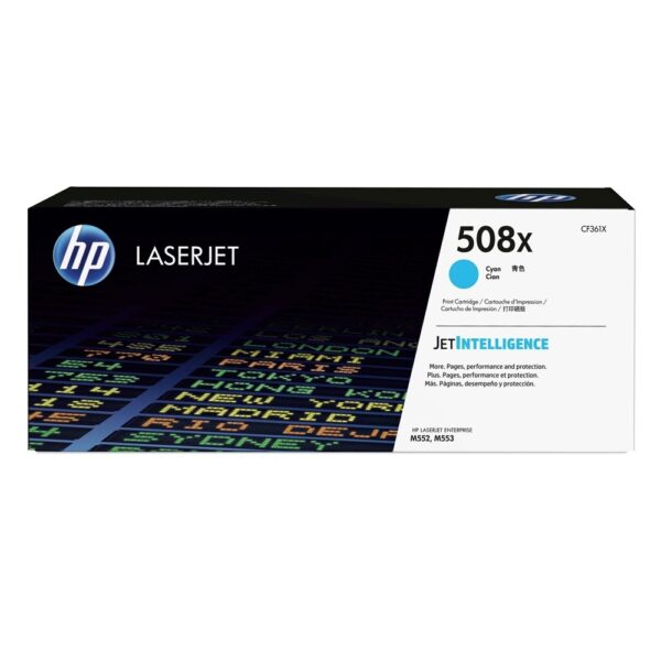 HP Color LaserJet Enterprise M552/553 HC Cyan Toner (CF361X) (HPCF361X) - SCAX
