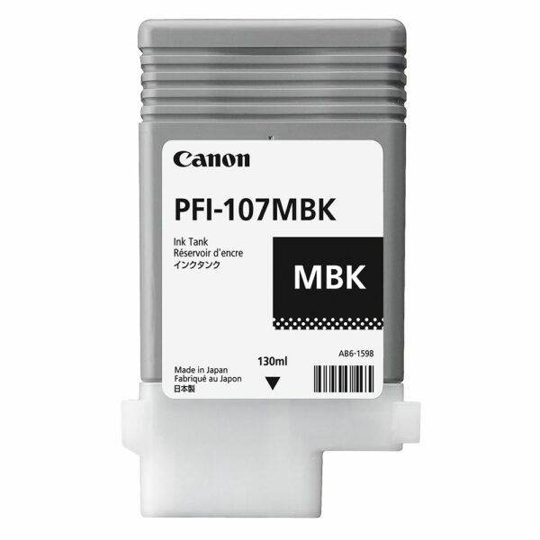 Canon Μελάνι Inkjet PFI-107MBK Matte Black (6704B001) (CANPFI-107MBK) - SCAX