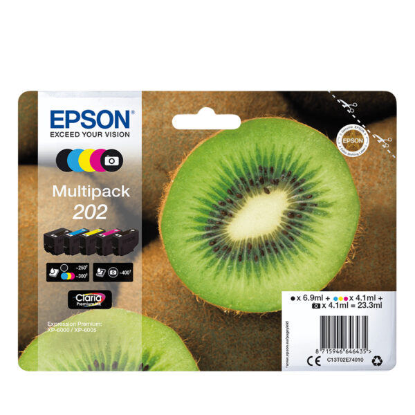 Epson Μελάνι Inkjet 202 Multipack (C13T02E74010) (EPST02E740) - SCAX