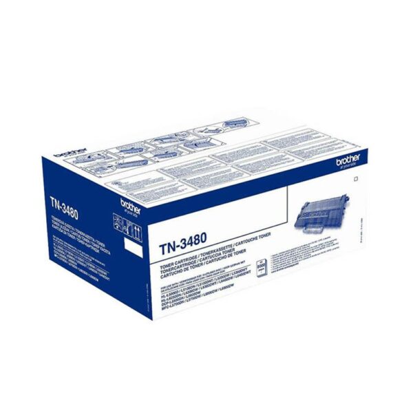 Toner Brother TN-3480 Black HC (TN-3480) (BRO-TN-3480) - SCAX