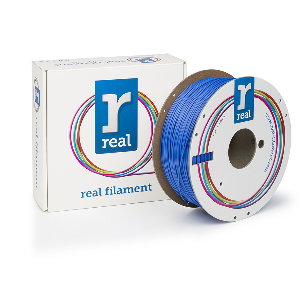 REAL RealFlex 3D Printer Filament - Blue - spool of 1Kg - 1.75mm (REALBIOFLBLUE1000MM175) - SCAX REAL RealFlex 3D Printer Filament - Blue - spool of 1Kg - 1.75mm (REALBIOFLBLUE1000MM175) - SCAX