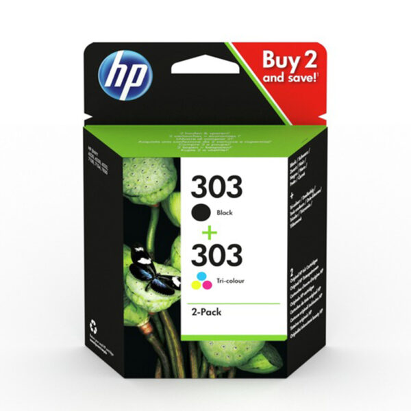 HP Μελάνι Inkjet 303 Black & Colour Multipack (3YM92AE) (HP3YM92AE) - SCAX
