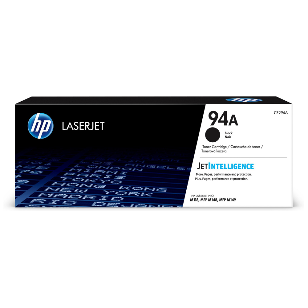 HP 94A LaserJet Black Toner (1.2k) (CF294A) (HPCF294A) - SCAX HP 94A LaserJet Black Toner (1.2k) (CF294A) (HPCF294A) - SCAX