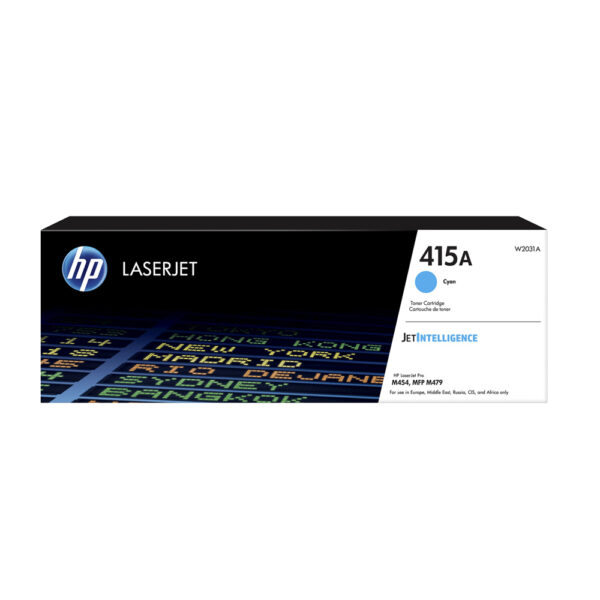 HP 415A Cyan LaserJet Toner Cartridge (2.1k) (W2031A) (HPW2031A) - SCAX
