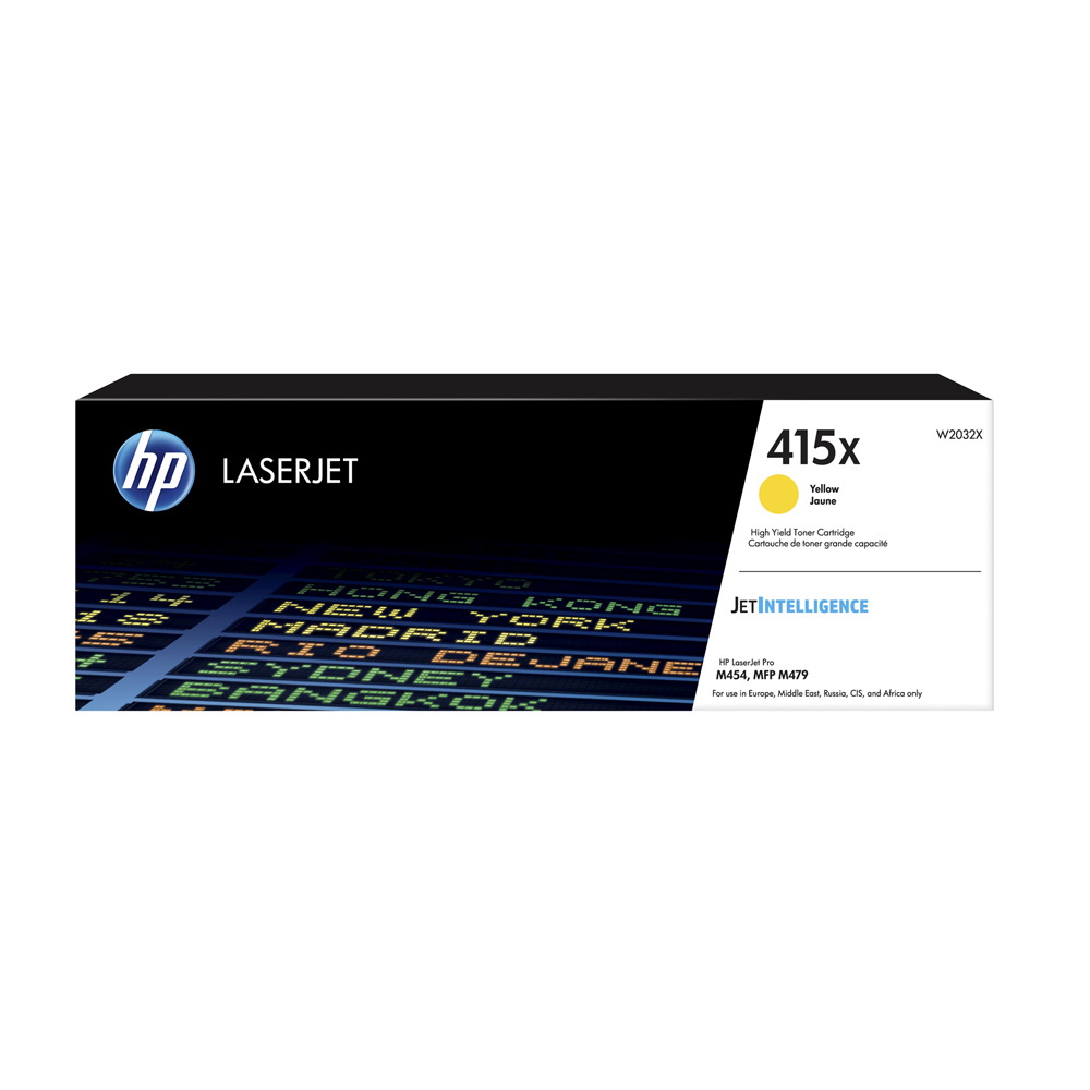 HP 415X Yellow LaserJet Toner Cartridge HC (6k) (W2032X) (HPW2032X) - SCAX HP 415X Yellow LaserJet Toner Cartridge HC (6k) (W2032X) (HPW2032X) - SCAX