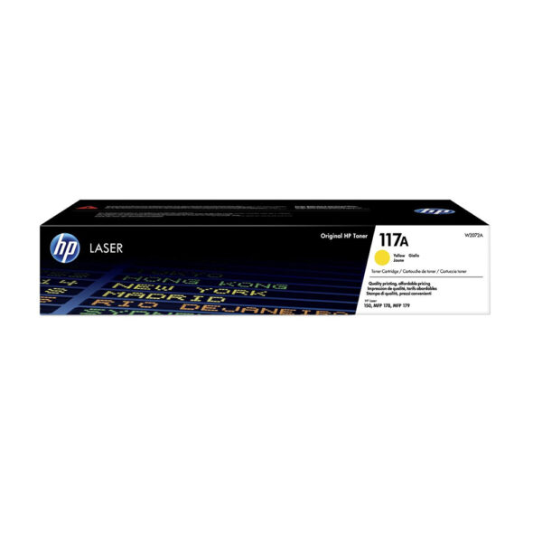 HP 117A Yellow Original Laser Toner Cartridge (W2072A) (HPW2072A) - SCAX