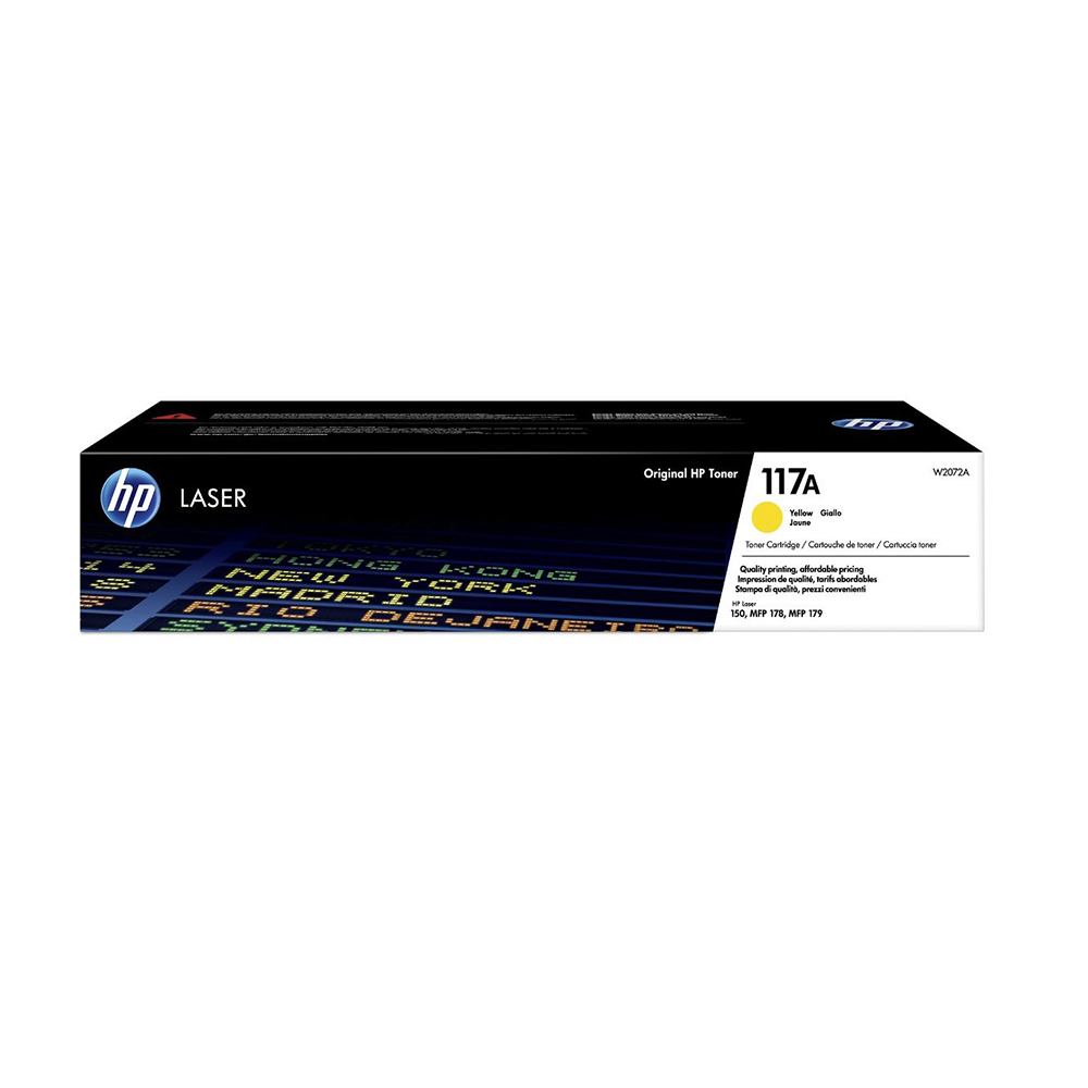 HP 117A Yellow Original Laser Toner Cartridge (W2072A) (HPW2072A) - SCAX HP 117A Yellow Original Laser Toner Cartridge (W2072A) (HPW2072A) - SCAX