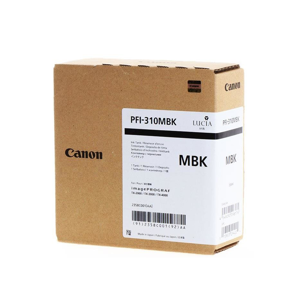 Canon Pigment Μελάνι Inkjet PFI-310 Matte Black (2358C001) (CANPFI-310MBK) - SCAX Canon Pigment Μελάνι Inkjet PFI-310 Matte Black (2358C001) (CANPFI-310MBK) - SCAX