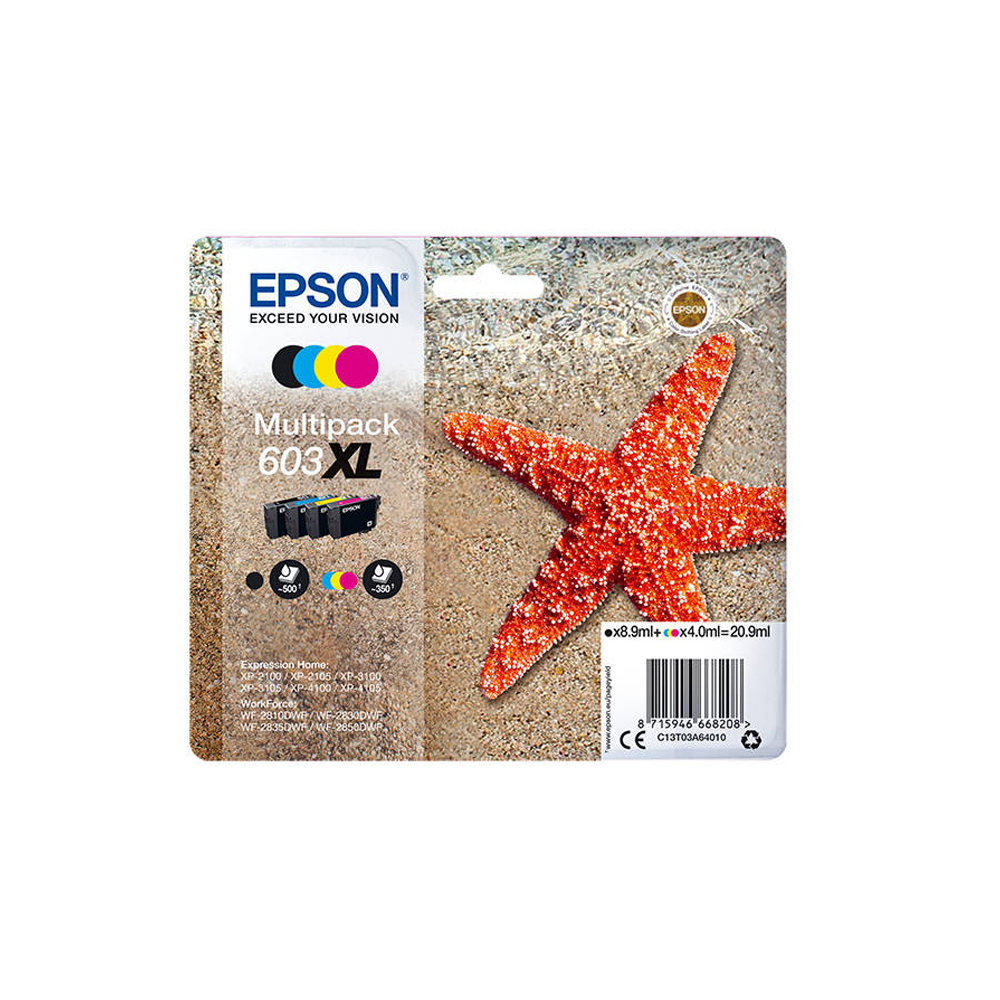 Epson Μελάνι Inkjet 603XL Multipack (C13T03A64010) (EPST03A640) - SCAX Epson Μελάνι Inkjet 603XL Multipack (C13T03A64010) (EPST03A640) - SCAX