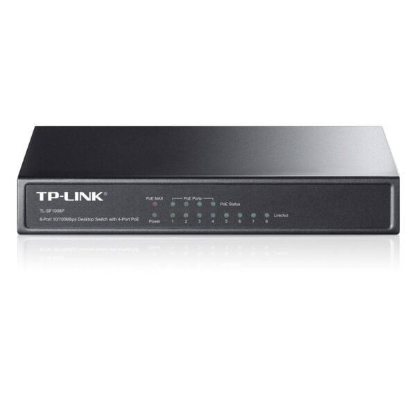 TP-LINK Switch V8 10/100 Mbps 8 Ports (TL-SF1008P) (TPTL-SF1008P) - SCAX