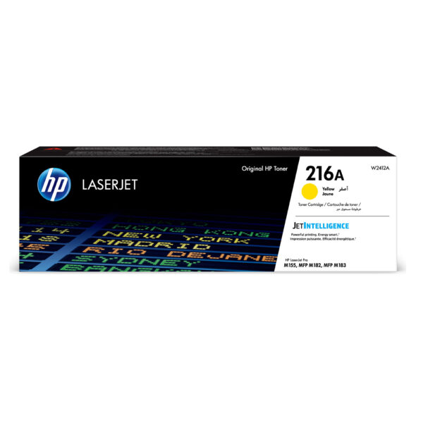 HP 216A Yellow LaserJet Toner Cartridge (850k) (W2412A) (HPW2412A) - SCAX