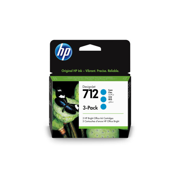 HP Μελάνι Inkjet No.712 Cyan 3-Pack (3ED77A) (HP3ED77A) - SCAX