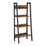 Μεταλλική Βιβλιοθήκη με 4 Ξύλινα Ράφια 56 x 34 x 137.5 cm Vasagle (LLS054X01) (VASLLS054X01) - SCAX