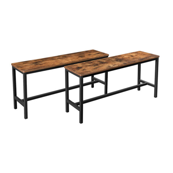 Σετ Μεταλλικοί Πάγκοι Τραπεζαρίας 108 x 32.5 x 50 cm 2 τμχ Vasagle (KTB33X) (VASKTB33X) - SCAX