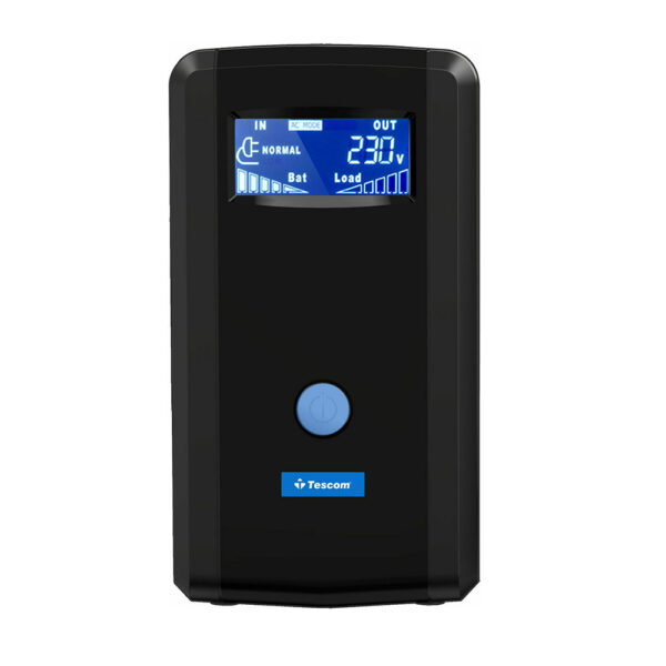 Tescom Leo Plus LCD 1200AP UPS Line Interactive (UPS.0787) (TSLCD1200PLUS) - SCAX