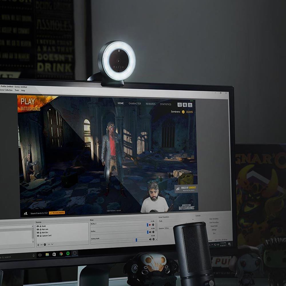 Razer Kiyo Webcam (RZ19-02320100-R3M1) (RAZRZ19-02320100-R3M1) - SCAX Razer Kiyo Webcam (RZ19-02320100-R3M1) (RAZRZ19-02320100-R3M1) - SCAX