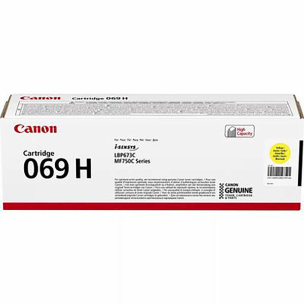 Canon Toner Laser Yellow 5500 Σελίδων ΗC (5095C002) (CAN-069YH) - SCAX