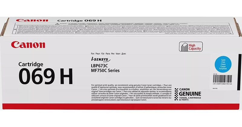 Canon Toner Laser Cyan 5500 Σελίδων ΗC (5097C002) (CAN-069CH) - SCAX Canon Toner Laser Cyan 5500 Σελίδων ΗC (5097C002) (CAN-069CH) - SCAX