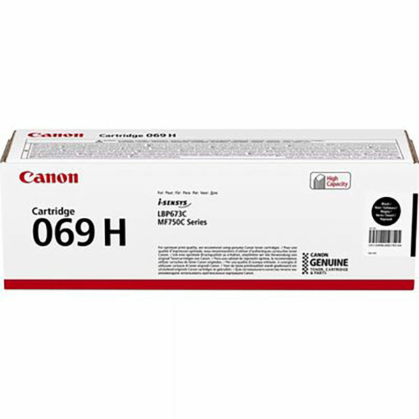 Canon Toner Laser Μαύρο 7600 Σελίδων ΗC (5098C002) (CAN-069BKH) - SCAX
