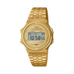 Casio Vintage Round Ψηφιακό Ρολόι Μπαταρίας με Μεταλλικό Μπρασελέ Χρυσό (ITA171WEG-9AEF) (CASITA171WEG9AEF) - SCAX