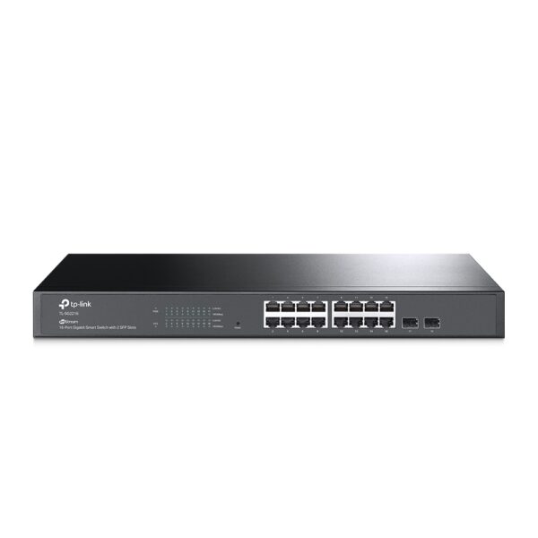 TP-LINK JetStream 16-Port Gigabit Smart Switch with 2 Gigabit SFP Slots (SG2218) (TPTL-SG2218) - SCAX