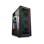 Sharkoon RGB Wave Gaming Full Tower PC Case Black (39838340) (SHR39838340) - SCAX