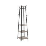 Vasagle Coat Rack with 3 Shelves 43 x 43 x 180 cm (LCR080B02) (VASLCR080B02) - SCAX