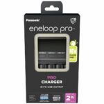 Panasonic Eneloop Professional BQ-CC65E USB Φορτιστής 4 Μπαταριών Ni-MH Μεγέθους AA/AAA (13454402) (PAN13454402) - SCAX