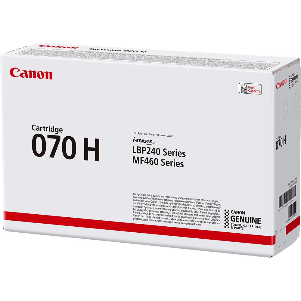 Canon Toner Laser Εκτυπωτή Μαύρο 10200 Σελίδων 070HC (5640C002) (CAN-070H) - SCAX