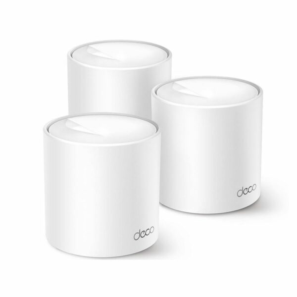 TP-LINK Deco X10 AX1500 Whole Home Mesh Wi-Fi 6 System Dual Band (2.4 & 5GHz) (DECO X10(3-PACK) (TPDECOX10-3PACK) - SCAX