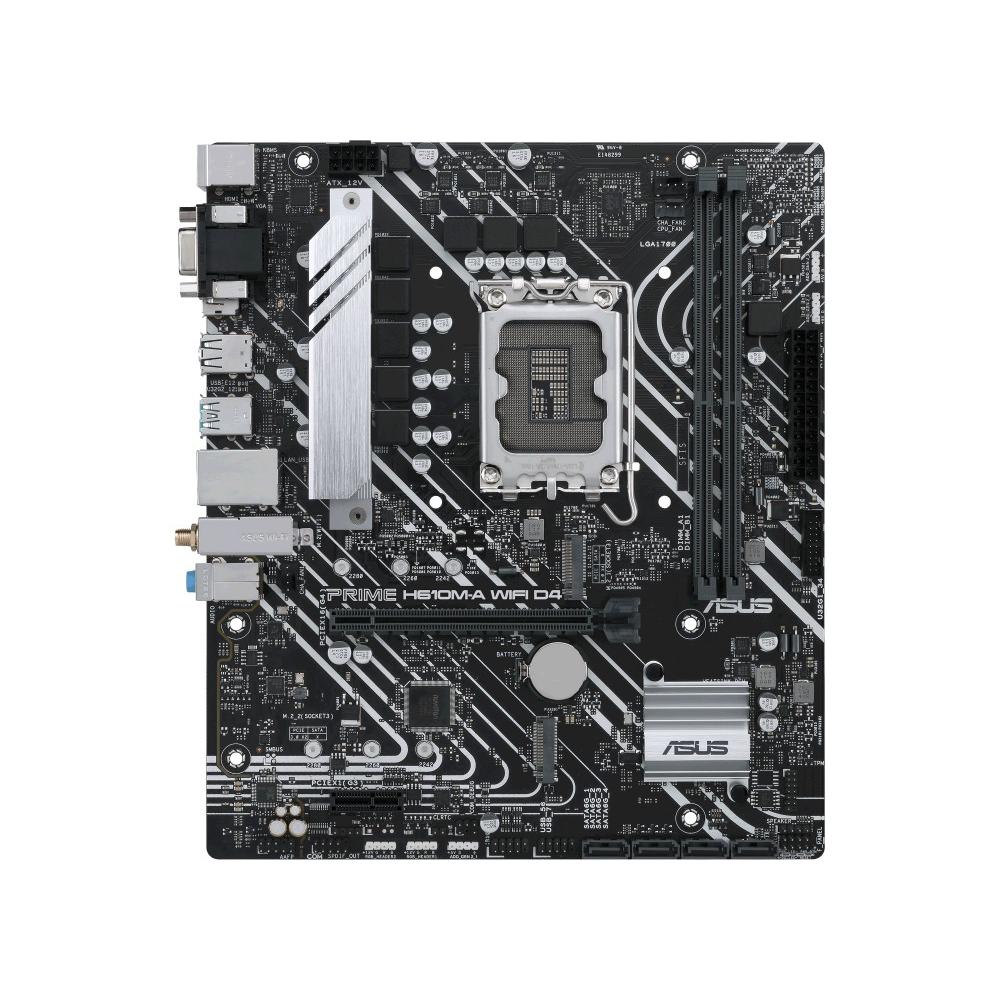 Asus Prime H610M-A WIFI D4 Motherboard Micro ATX με Intel 1700 Socket (90MB1C80-M0EAY1) (ASU90MB1C80-M0EAY1) - SCAX Asus Prime H610M-A WIFI D4 Motherboard Micro ATX με Intel 1700 Socket (90MB1C80-M0EAY1) (ASU90MB1C80-M0EAY1) - SCAX