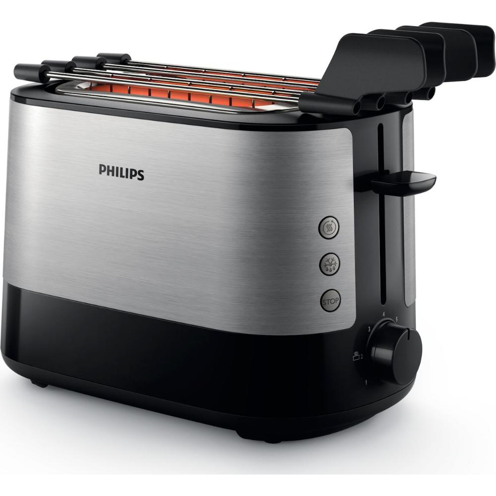 Philips Φρυγανιέρα 2 Θέσεων 730W Inox (HD2639/90) (PHIHD2639-90) - SCAX Philips Φρυγανιέρα 2 Θέσεων 730W Inox (HD2639/90) (PHIHD2639-90) - SCAX