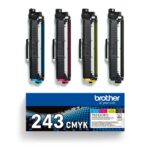 Brother Multipack Toner Laser Εκτυπωτή Μαύρο/Κίτρινο/Κυανό/Ματζέντα 4τμχ (TN243CMYK) (BROTN243CMYK) - SCAX