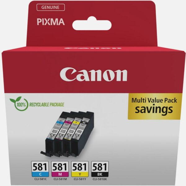 Canon Μελάνι Inkjet CLI-581 CMYK (2103C007) (CANCLI-581MP) - SCAX
