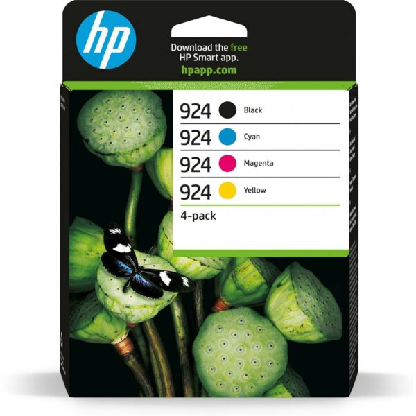 HP Μελάνι Inkjet No.924 CMYK 4-Pack (6C3Z1NE) (HP6C3Z1NE) - SCAX