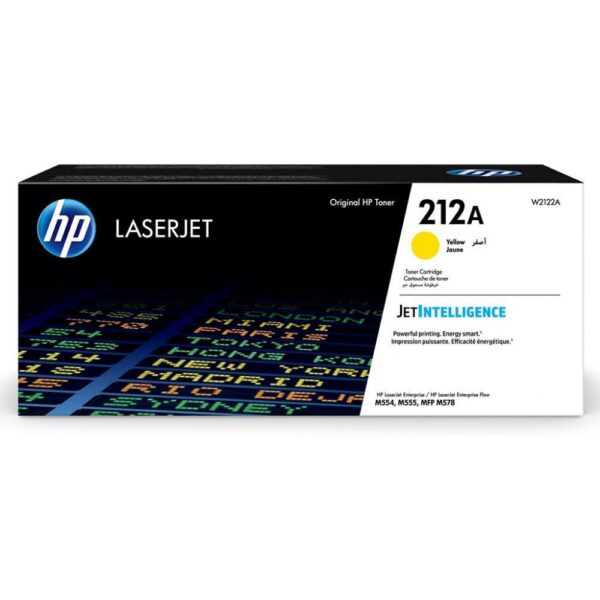 HP 212A Original LaserJet Toner Cartridge Yellow (W2122A) (HPW2122A) - SCAX