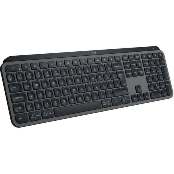 Logitech MX Keys S Ασύρματο Bluetooth Πληκτρολόγιο Αγγλικό US (920-011587) (LOGMXKEYSSBK) - SCAX