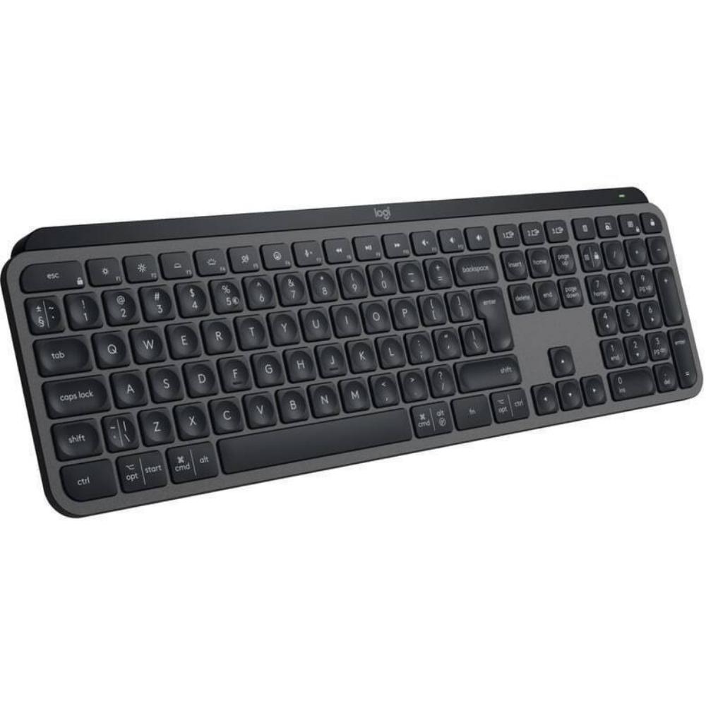 Logitech MX Keys S Ασύρματο Bluetooth Πληκτρολόγιο Αγγλικό US (920-011587) (LOGMXKEYSSBK) - SCAX