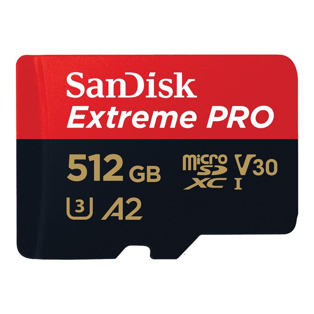 SanDisk Extreme Pro microSD 512GB + SDAdapter (SDSQXCD-512G-GN6MA) (SANSDSQXCD-512G-GN6MA) - SCAX SanDisk Extreme Pro microSD 512GB + SDAdapter (SDSQXCD-512G-GN6MA) (SANSDSQXCD-512G-GN6MA) - SCAX
