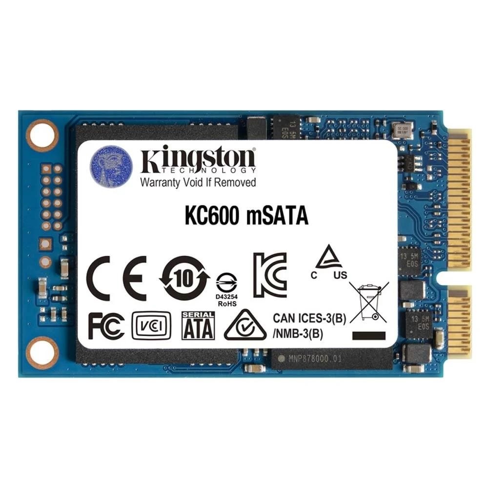 Kingston Δίσκος SSD KC600 256GB mSATA (SKC600MS/256G) (KINSKC600MS/256G) - SCAX