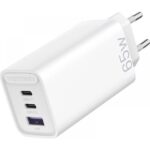 VENTION 3-Port USB (C+C+A) GaN Charger (65W/30W/30W) EU-Plug White (FEDW0-EU) (VENFEDW0-EU) - SCAX