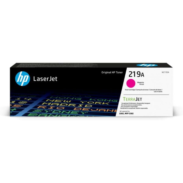 HP 219A Magenta LaserJet Toner Cartridge (W2193A) (HPW2193A) - SCAX
