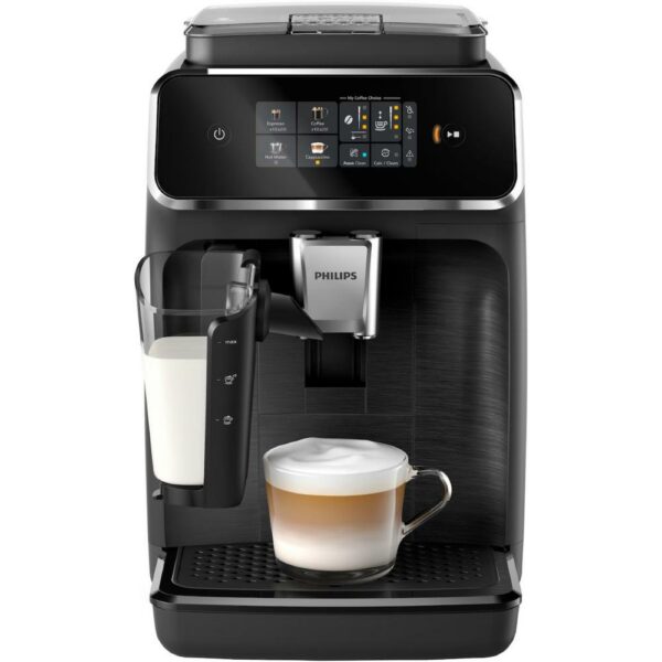 Philips Αυτόματη Μηχανή Espresso 1500W Πίεσης 15bar με Μύλο Άλεσης Μαύρη (EP2330/10) (PHIEP2330-10) - SCAX
