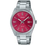 Casio Stainless Steel Ρολόι Μπαταρίας Cherry με Ασημί Μεταλλικό Μπρασελέ (MTP-1302PD-4AVEF) (CASMTP-1302PD-4AVEF) - SCAX