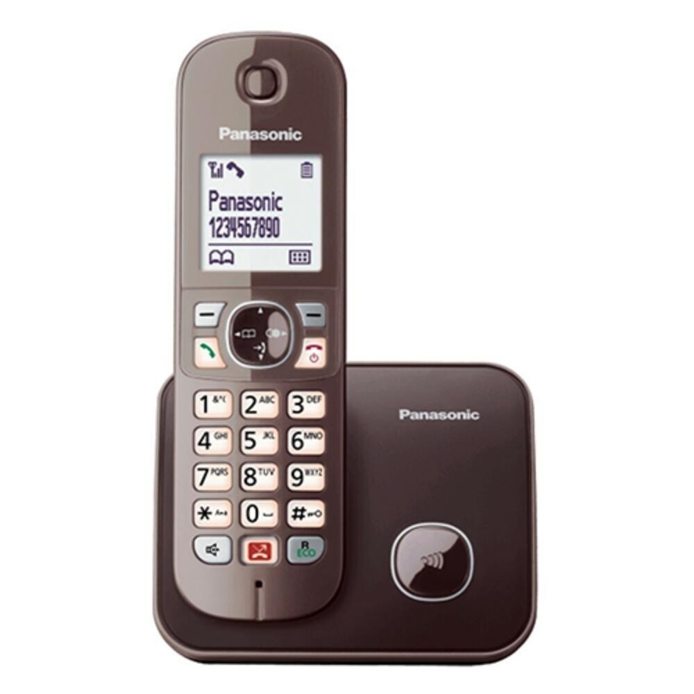 Ασύρματο Τηλέφωνο Panasonic KX-TG6851GRA Καφέ (KX-TG6851GRA) (PANKXTG6851GRA) - SCAX Ασύρματο Τηλέφωνο Panasonic KX-TG6851GRA Καφέ (KX-TG6851GRA) (PANKXTG6851GRA) - SCAX