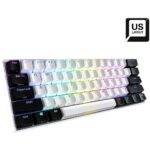 Sharkoon SKILLER SGK50 S4 White/Black US-Layout Kailh Red (33843) (SHR33843) - SCAX